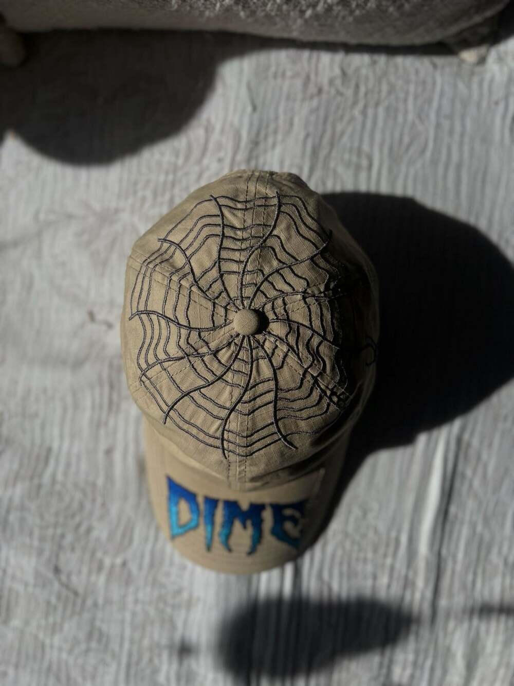 Dime Spider Low Pro Cap Beige Embroidered - Picture 6 of 10
